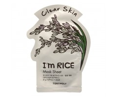 Tony Moly Rice Mask Sheet Clear Skin  Маска с экстрактом риса