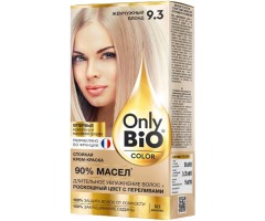 Стойкая крем-краска для волос серии Only Bio COLOR Тон 9.3 Жемчужный блонд