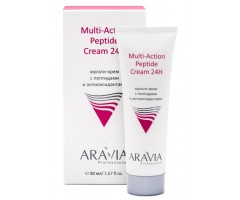 ARAVIA Prof Мульти-крем с пептидами и антиоксидантным комплексом для лица Multi-Action Peptide Cream, 50 мл