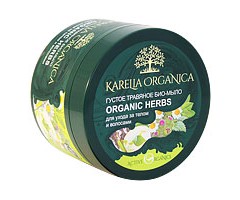 Био-мыло густое травяное "Organic HERBS" Karelia Organica